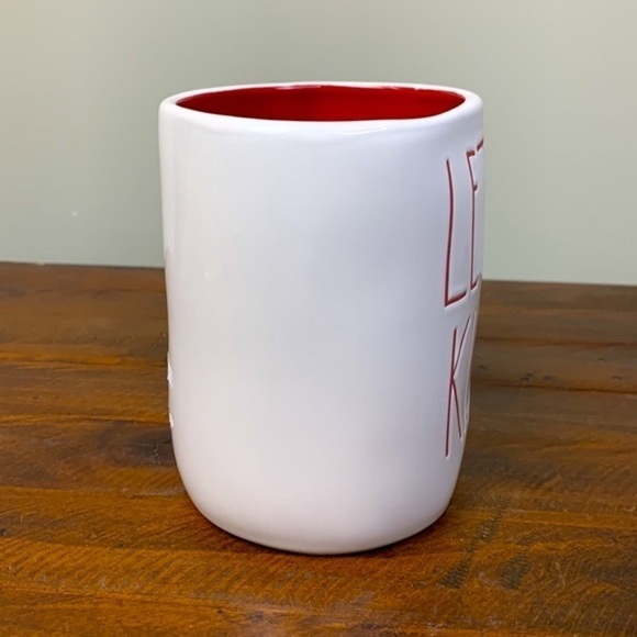 Rae Dunn “Let’s Kiss” Mug with Red Inside - Picture 5 of 7